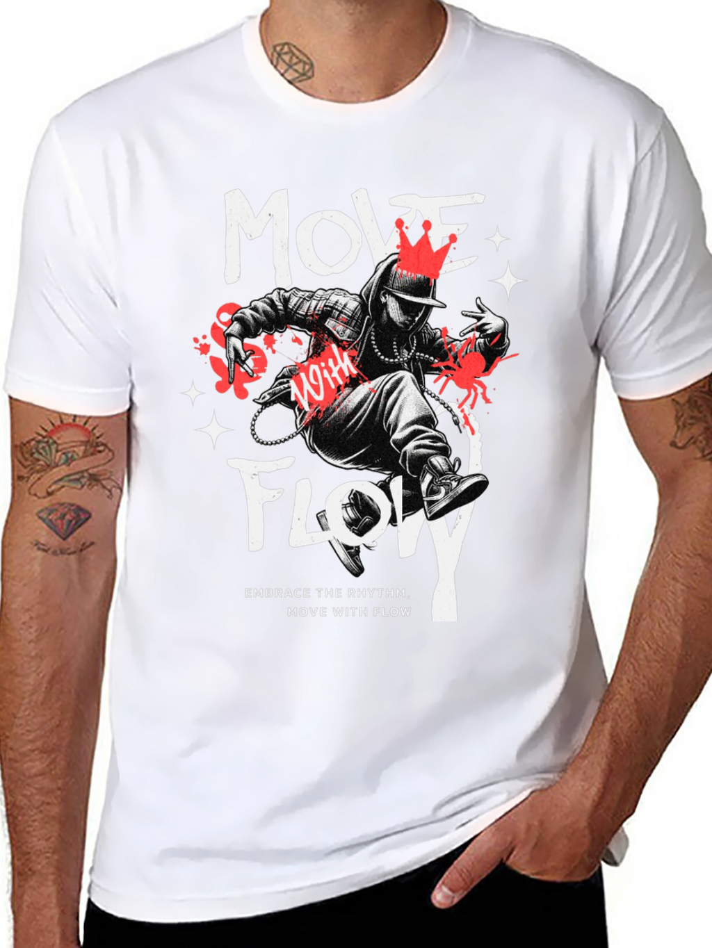 Move With Flow Graphic T-Shirt