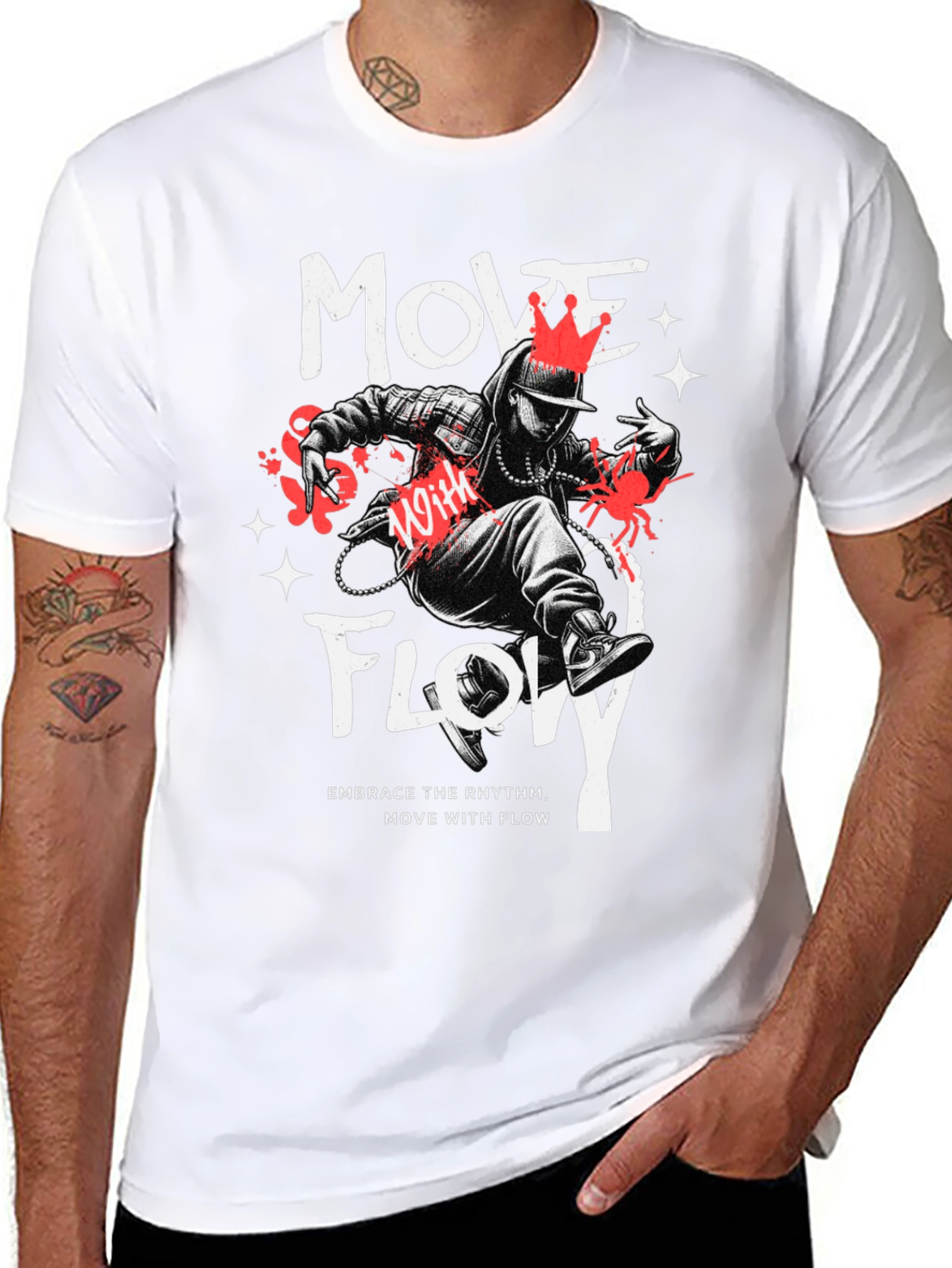 Move With Flow Graphic T-Shirt