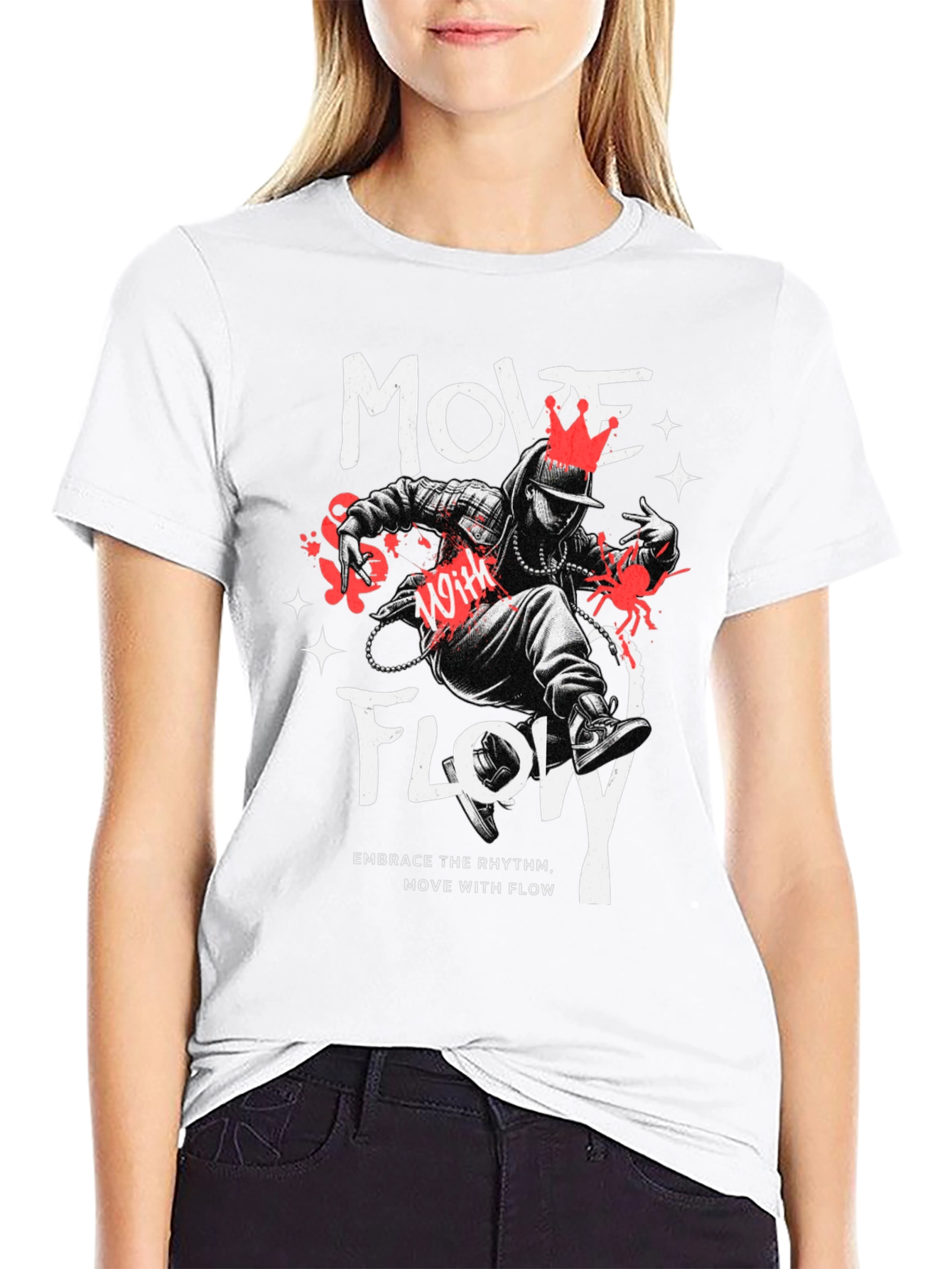Move With Flow Graphic T-Shirt