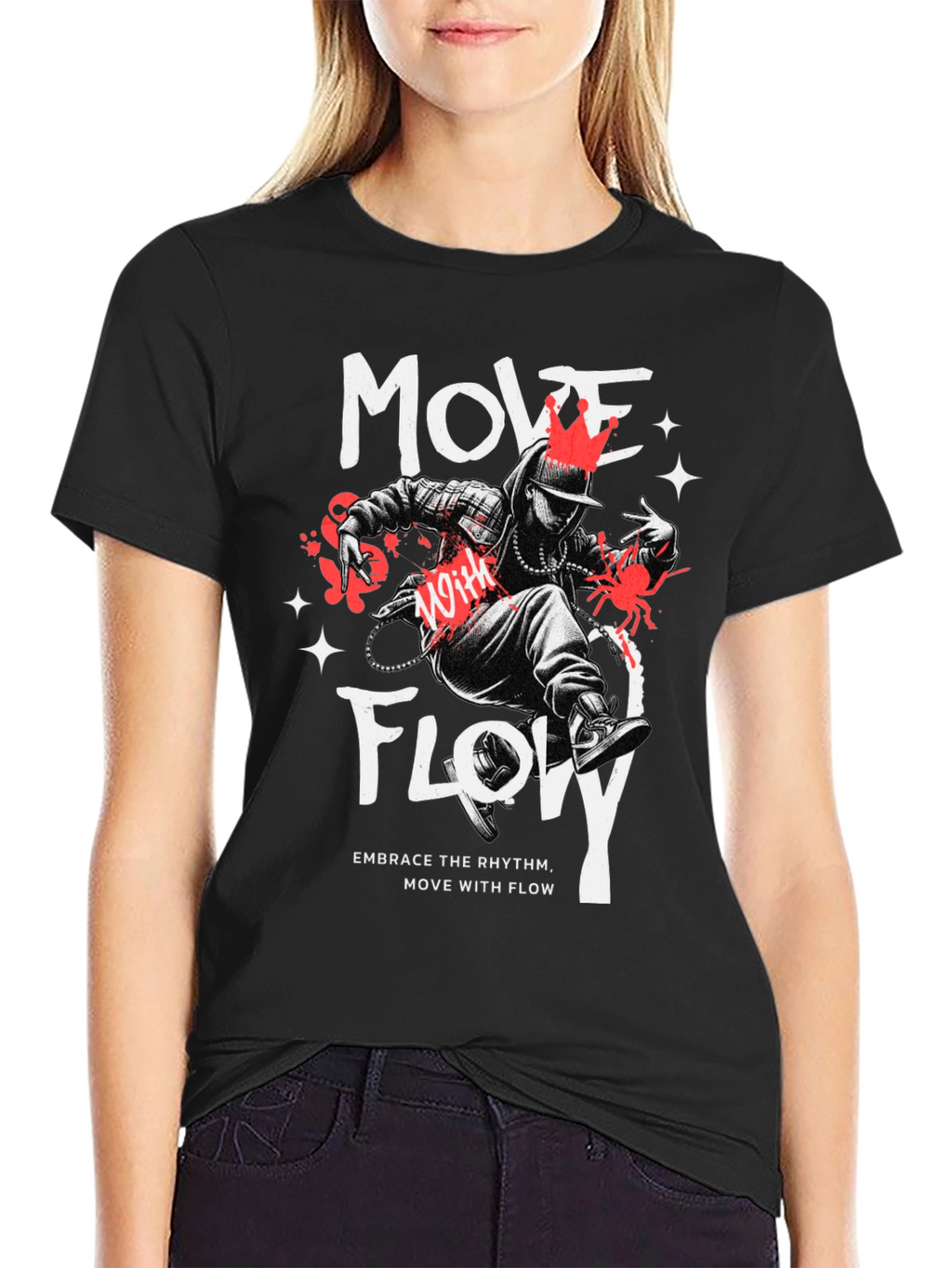 Move With Flow Graphic T-Shirt