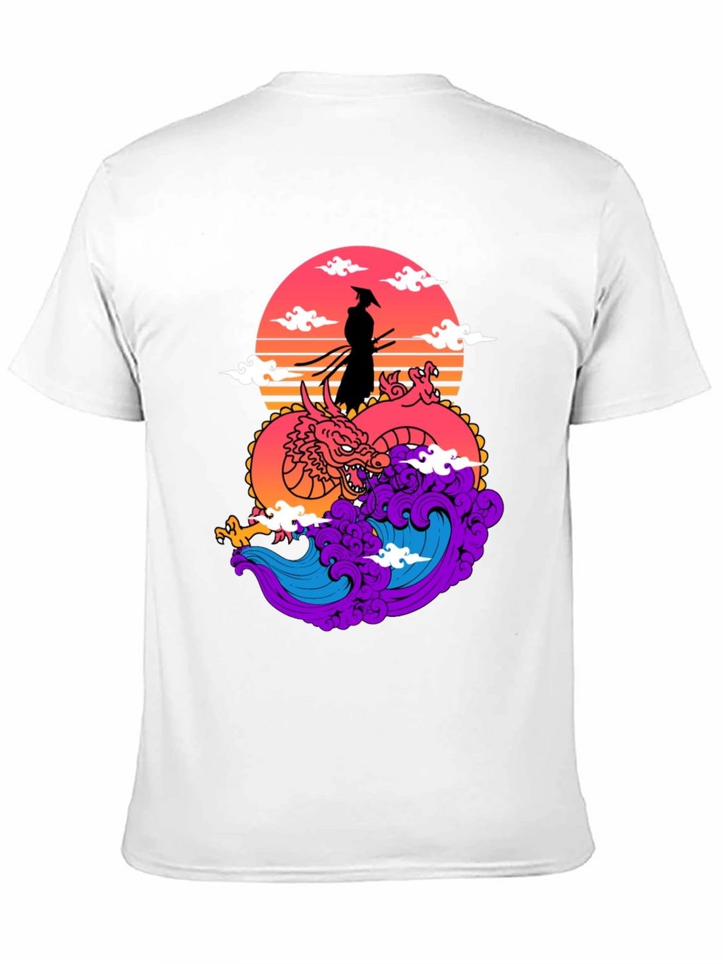 Samurai Dragon Graphic Tee