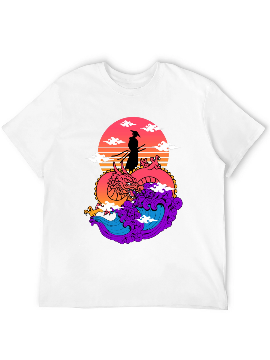 Samurai Dragon Graphic Tee