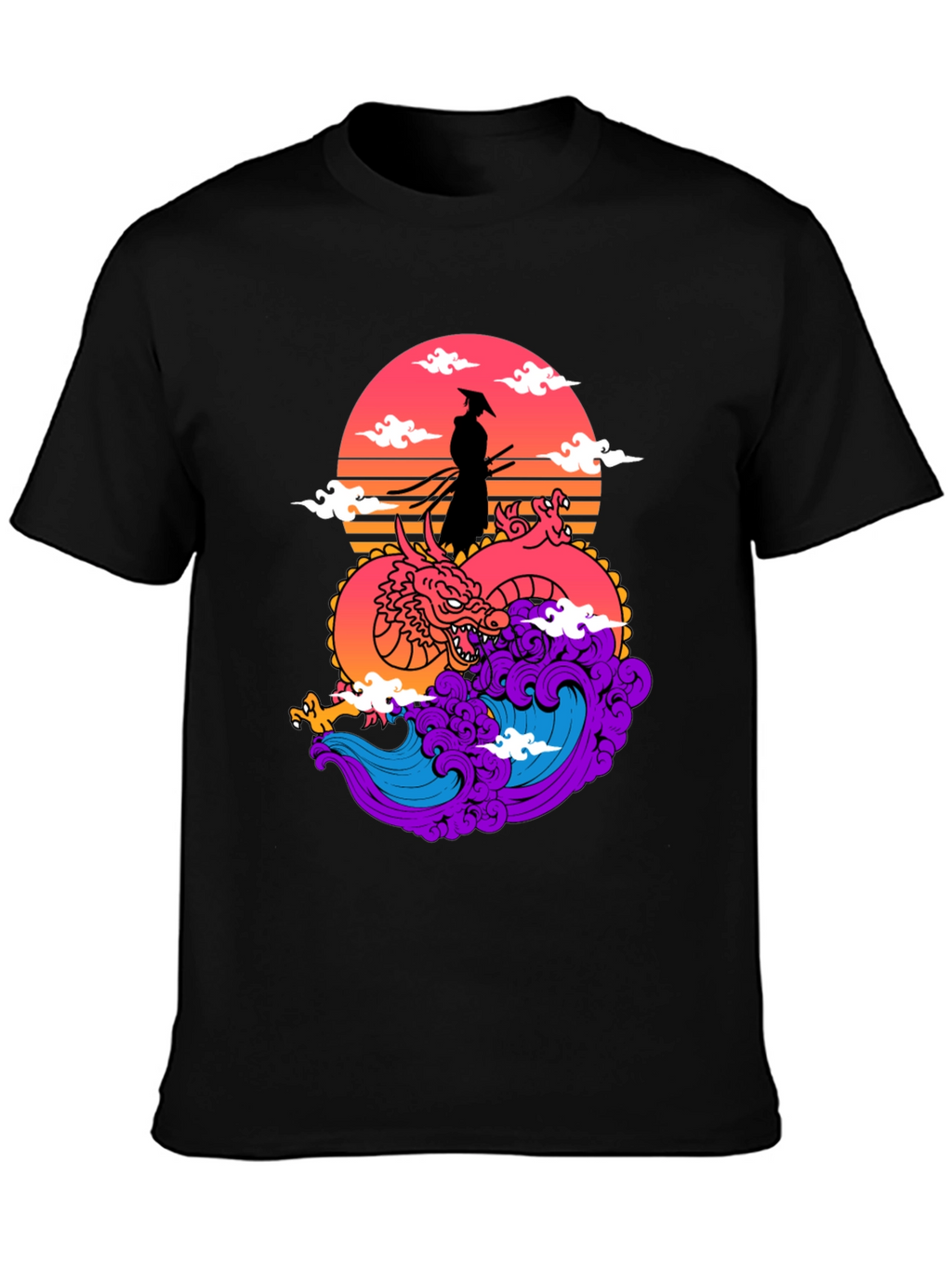 Samurai Dragon Graphic Tee