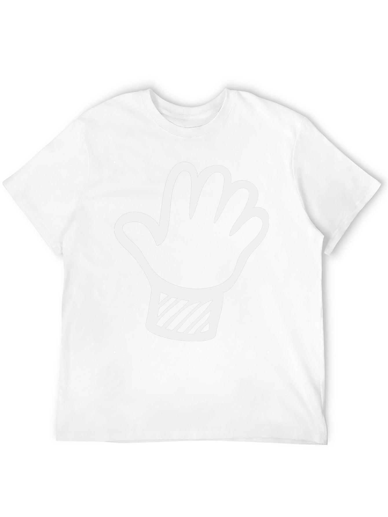 Novelty Graphic T-Shirt - Cartoon Hand