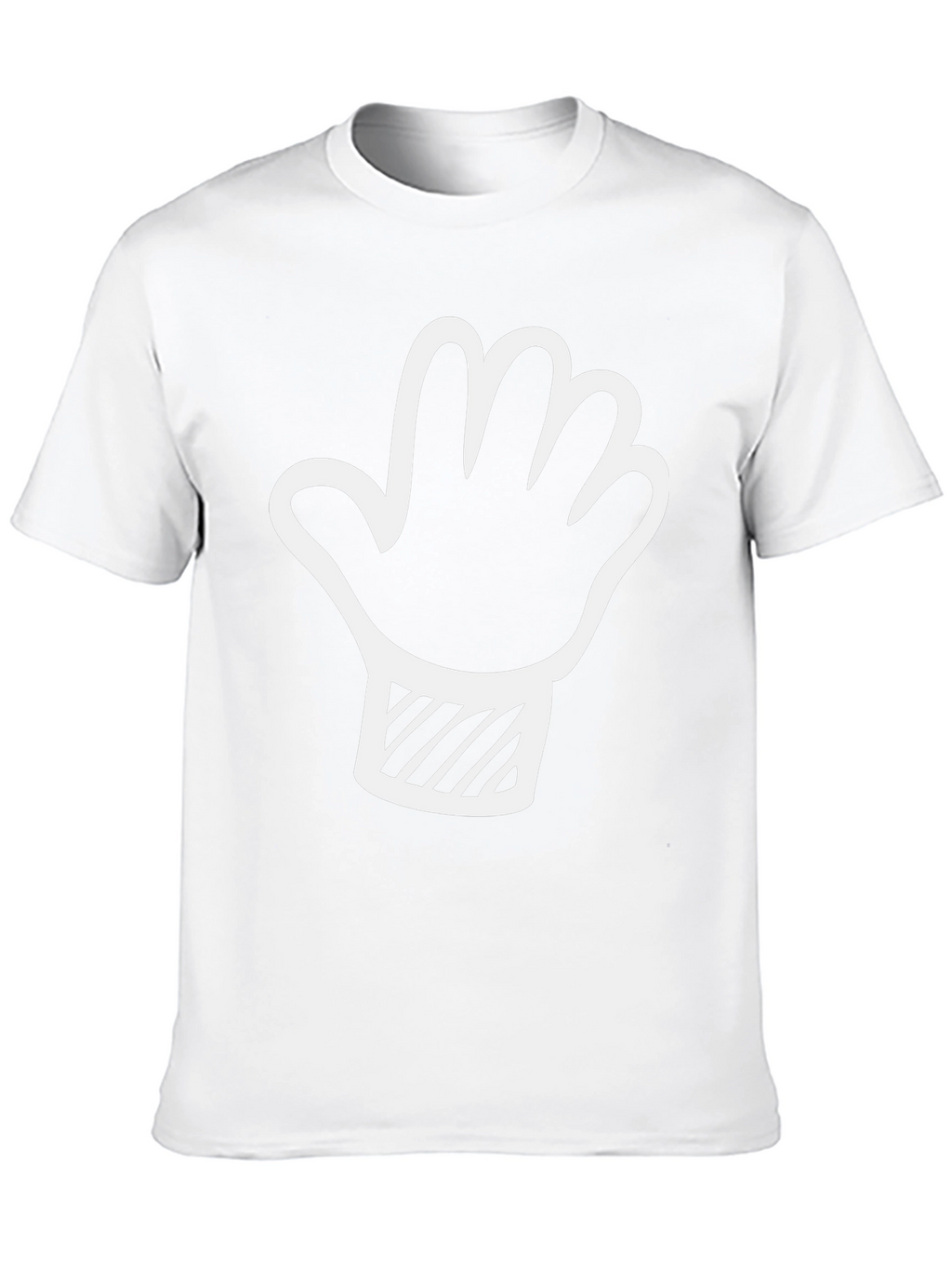 Novelty Graphic T-Shirt - Cartoon Hand