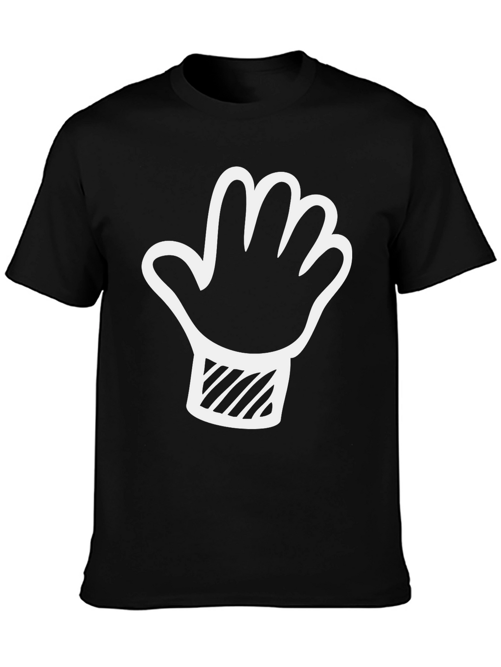 Novelty Graphic T-Shirt - Cartoon Hand