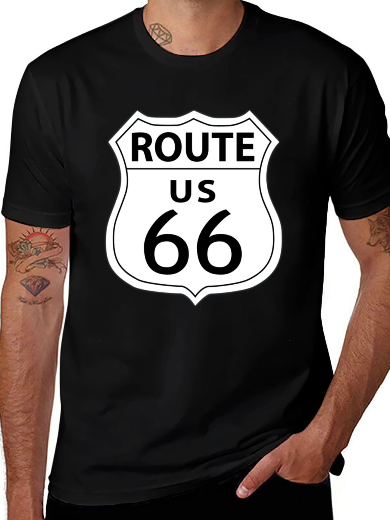 Route 66 T-Shirt - Classic US Highway