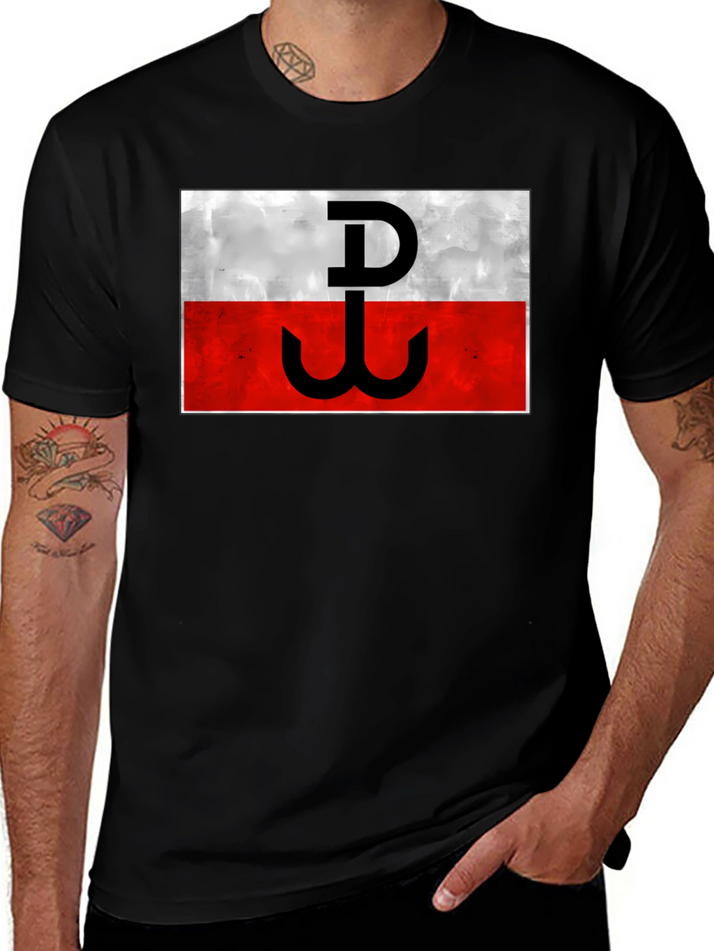 Polish Resistance Symbol T-Shirt
