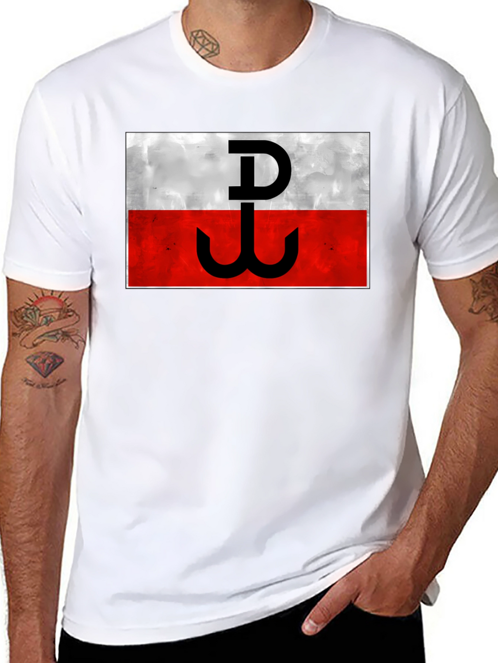 Polish Resistance Symbol T-Shirt