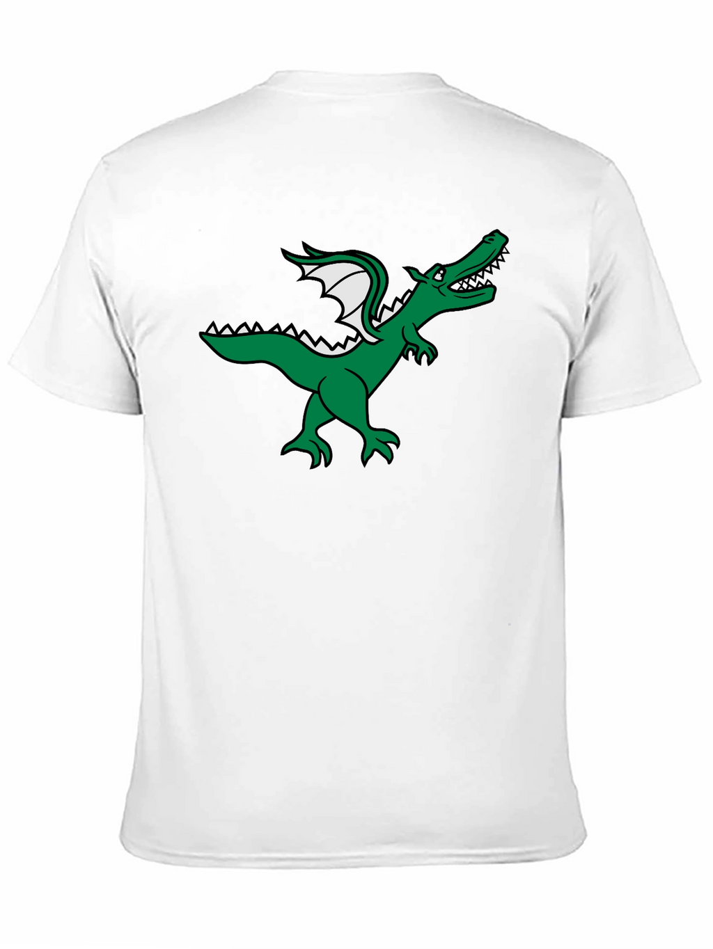 Dragon Graphic Tee - Black Cotton T-Shirt