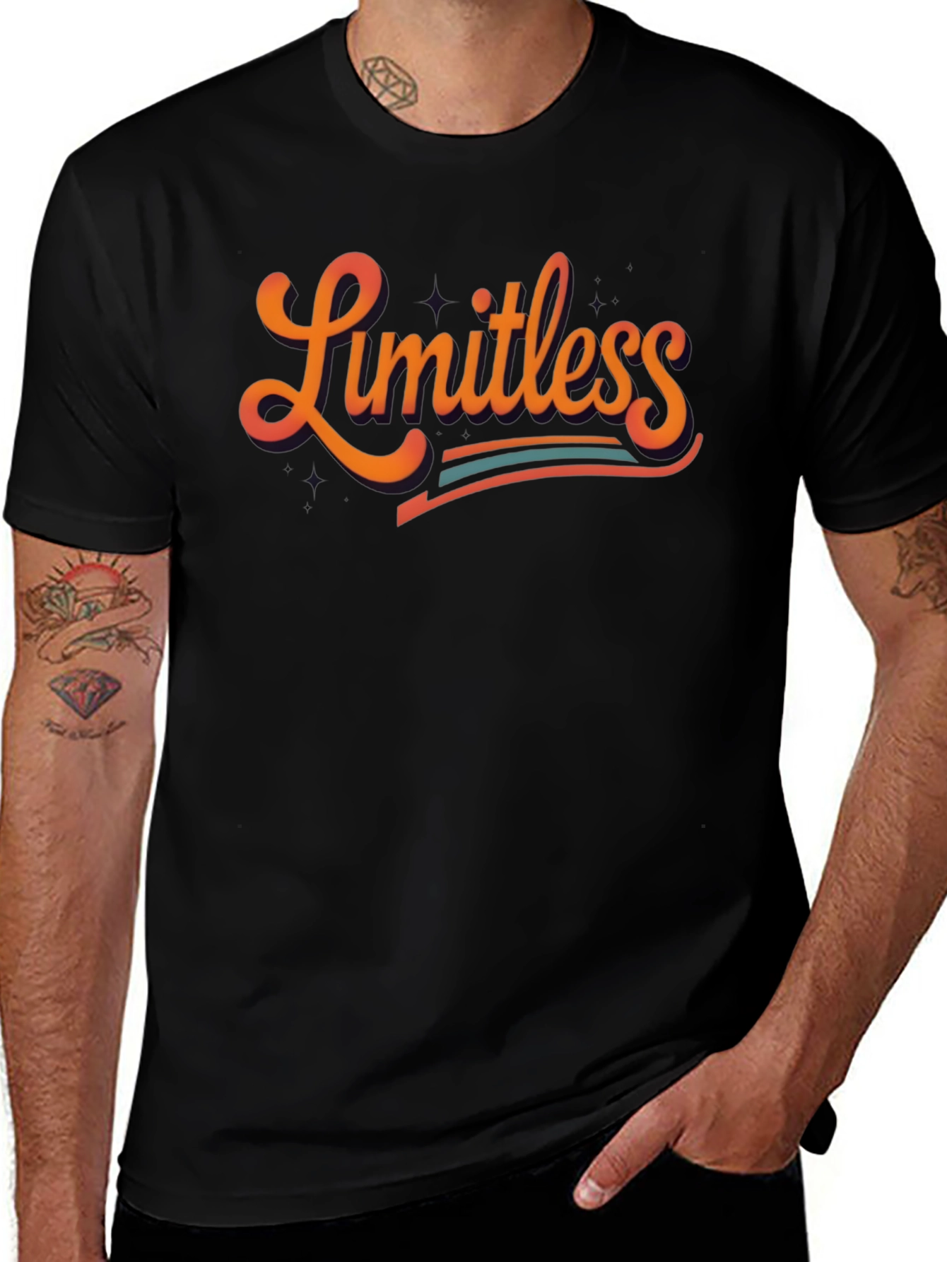 Limitless Graphic Print T-Shirt - Stylish Everyday Wear