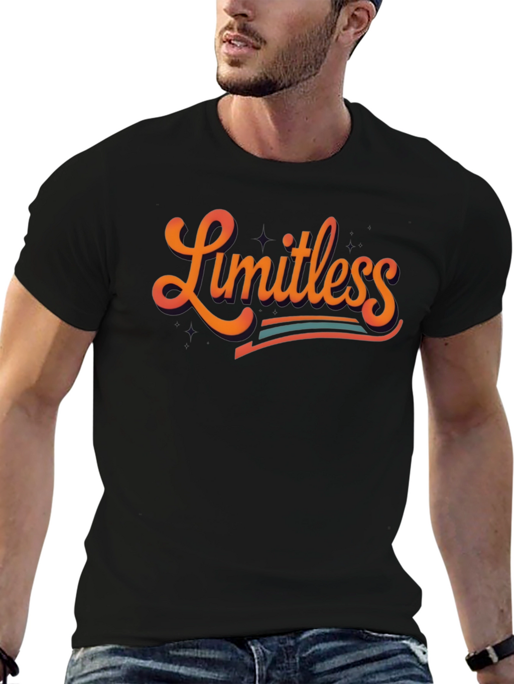 Limitless Graphic Print T-Shirt - Stylish Everyday Wear
