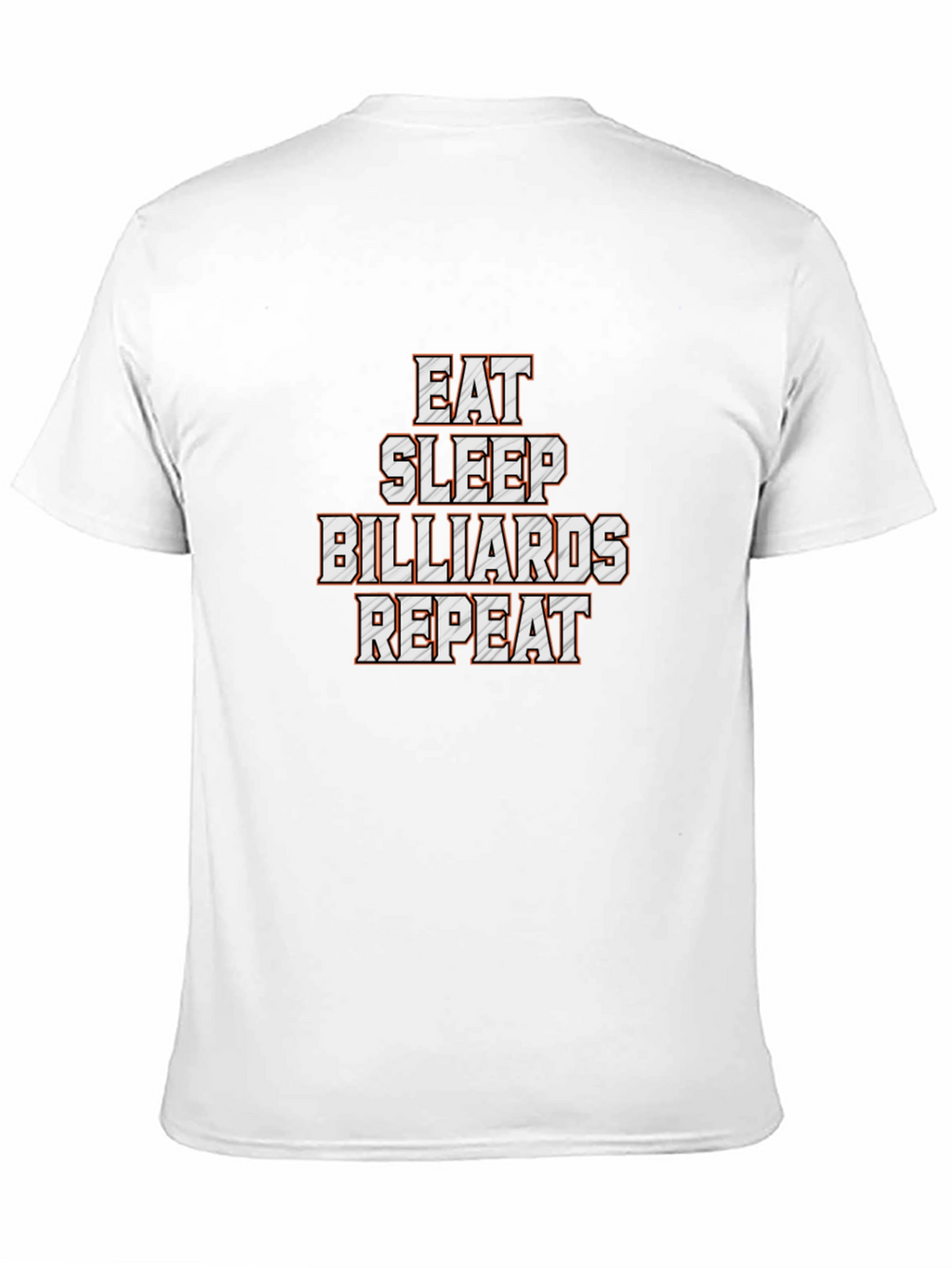 Eat Sleep Billiards Repeat Black T-Shirt