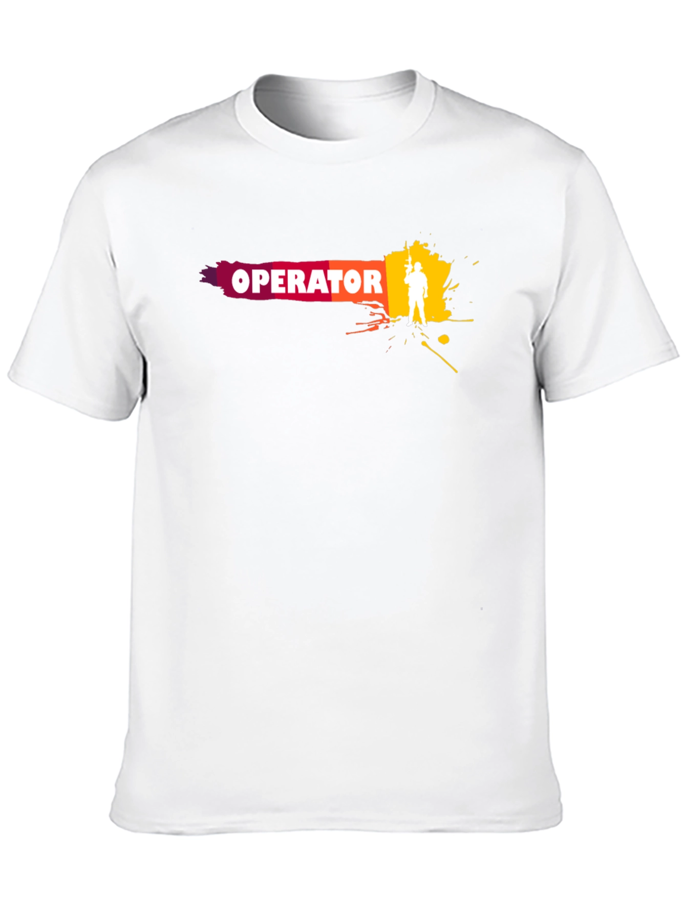 Operator Graphic Tee - Stylish Mens Black T-Shirt