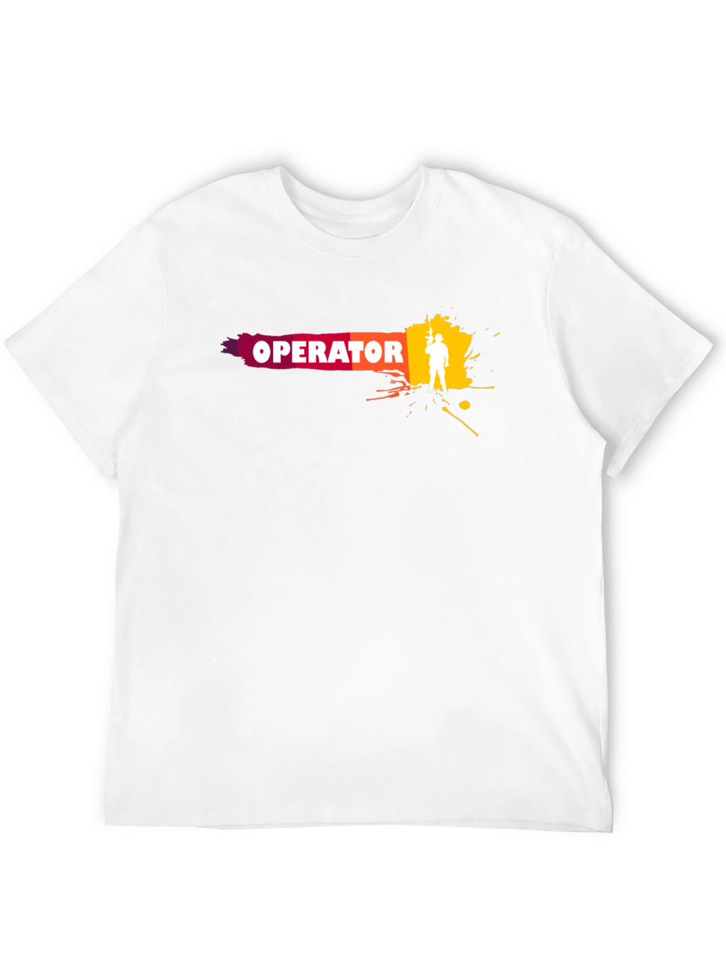 Operator Graphic Tee - Stylish Mens Black T-Shirt