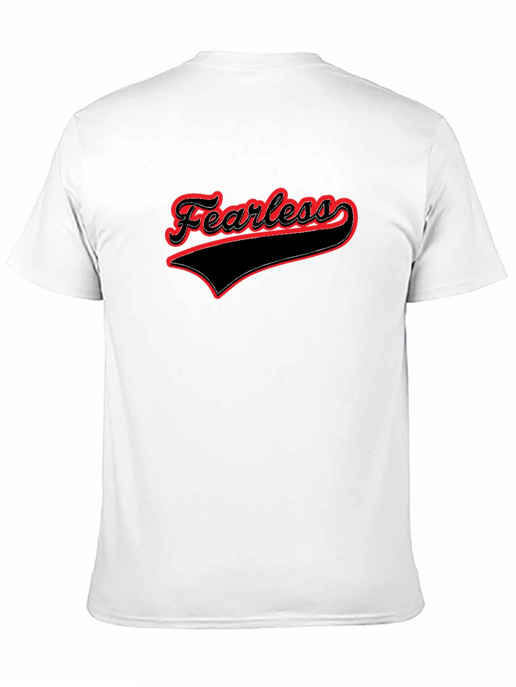 Fearless Graphic Tee - Stylish Black Cotton T-Shirt