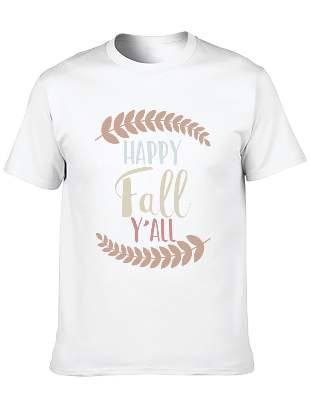 Happy Fall Yall Graphic Tee - Autumn Comfort