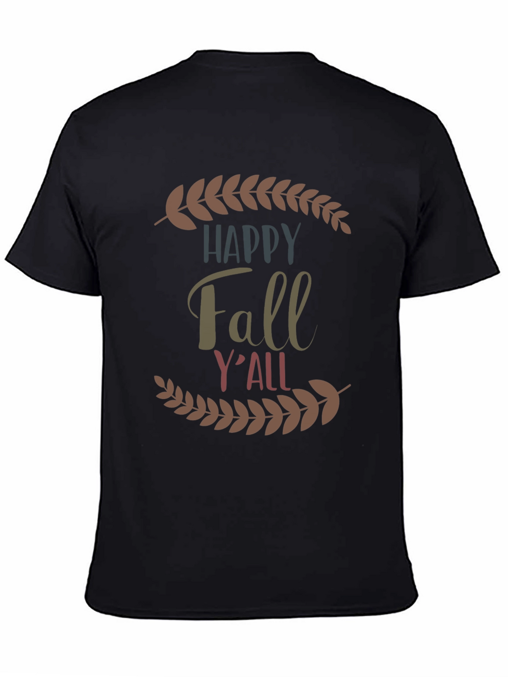 Happy Fall Yall Graphic Tee - Autumn Comfort