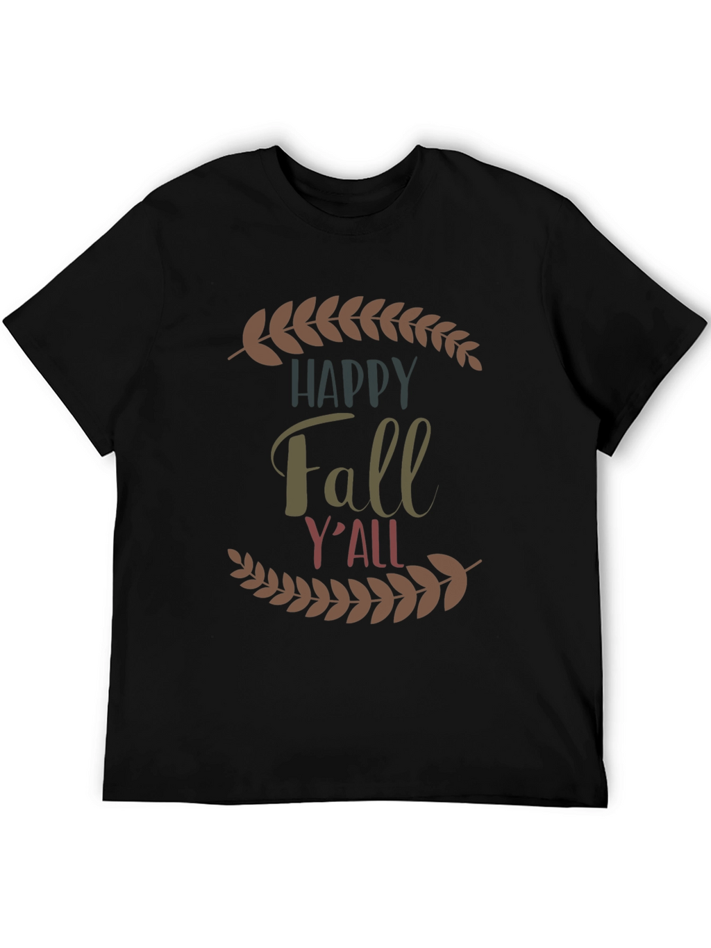 Happy Fall Yall Graphic Tee - Autumn Comfort