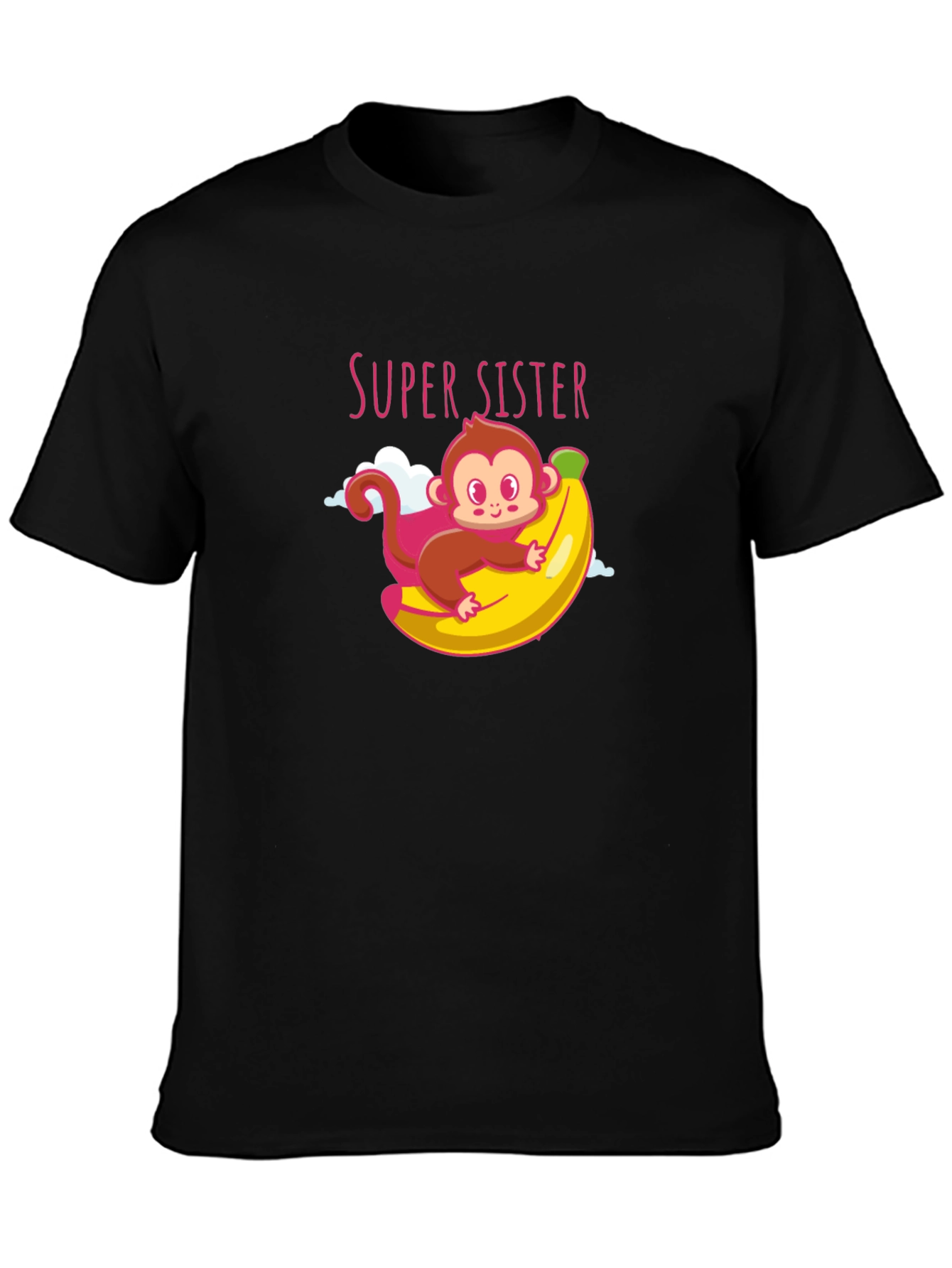 Super Sister Monkey Banana Graphic Tee