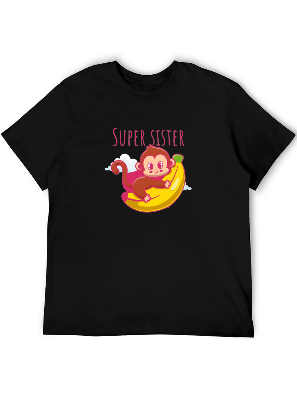 Super Sister Monkey Banana Graphic Tee