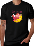 Super Sister Monkey Banana Graphic Tee