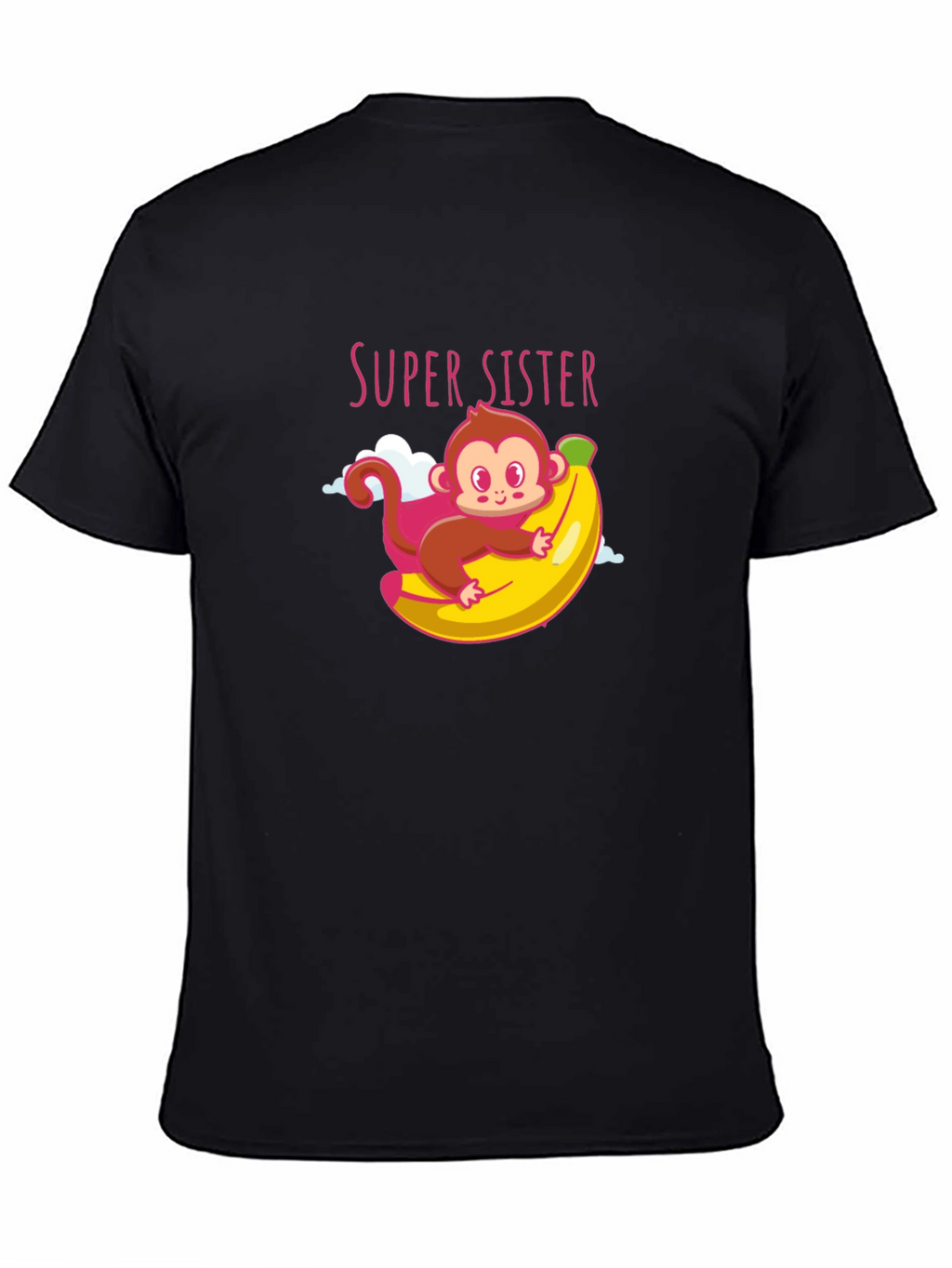 Super Sister Monkey Banana Graphic Tee