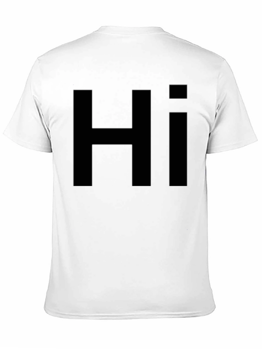 Bold Hi Graphic Tee - Casual Style
