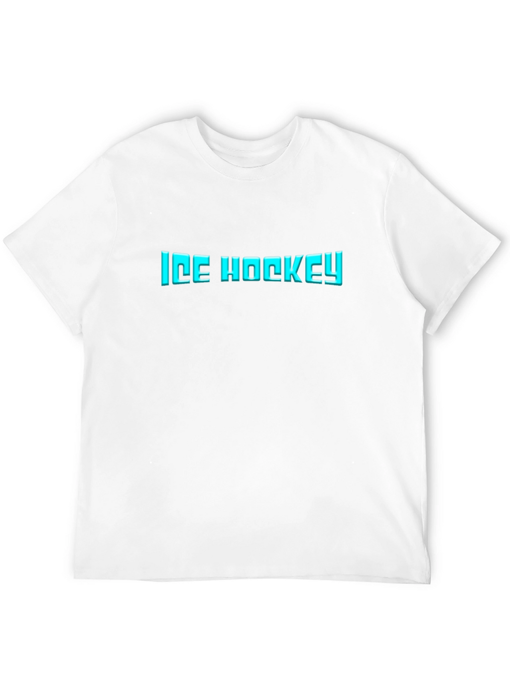 Ice Hockey Graphic Black T-Shirt