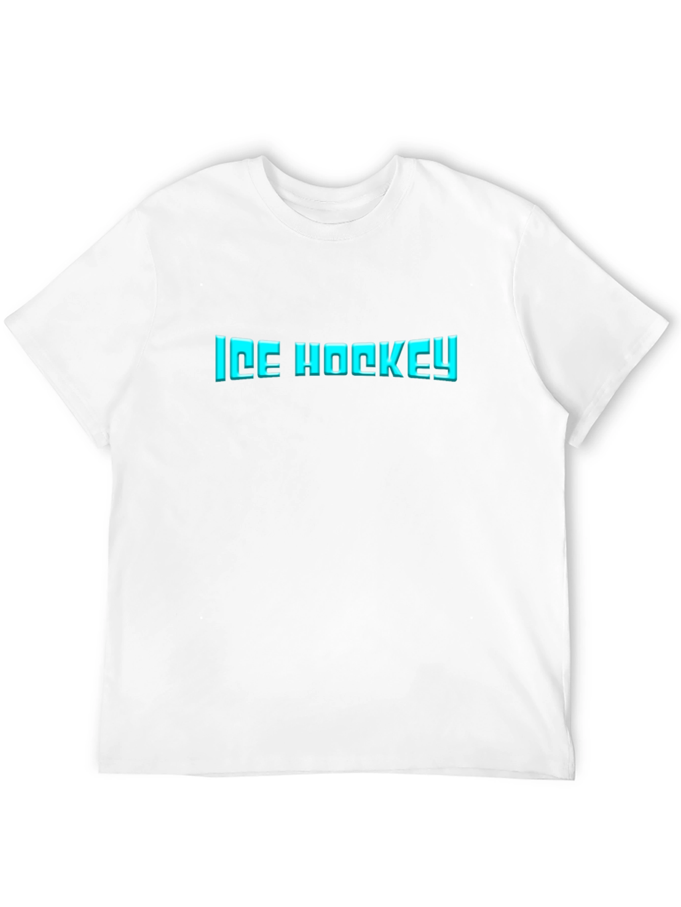 Ice Hockey Graphic Black T-Shirt