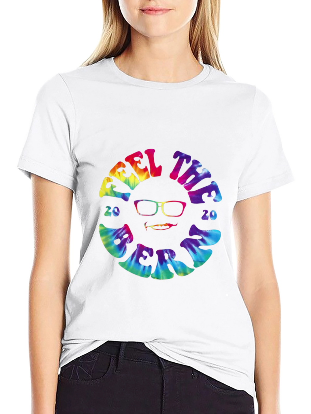 Feel the Bern 2020 Tie-Dye Graphic Tee