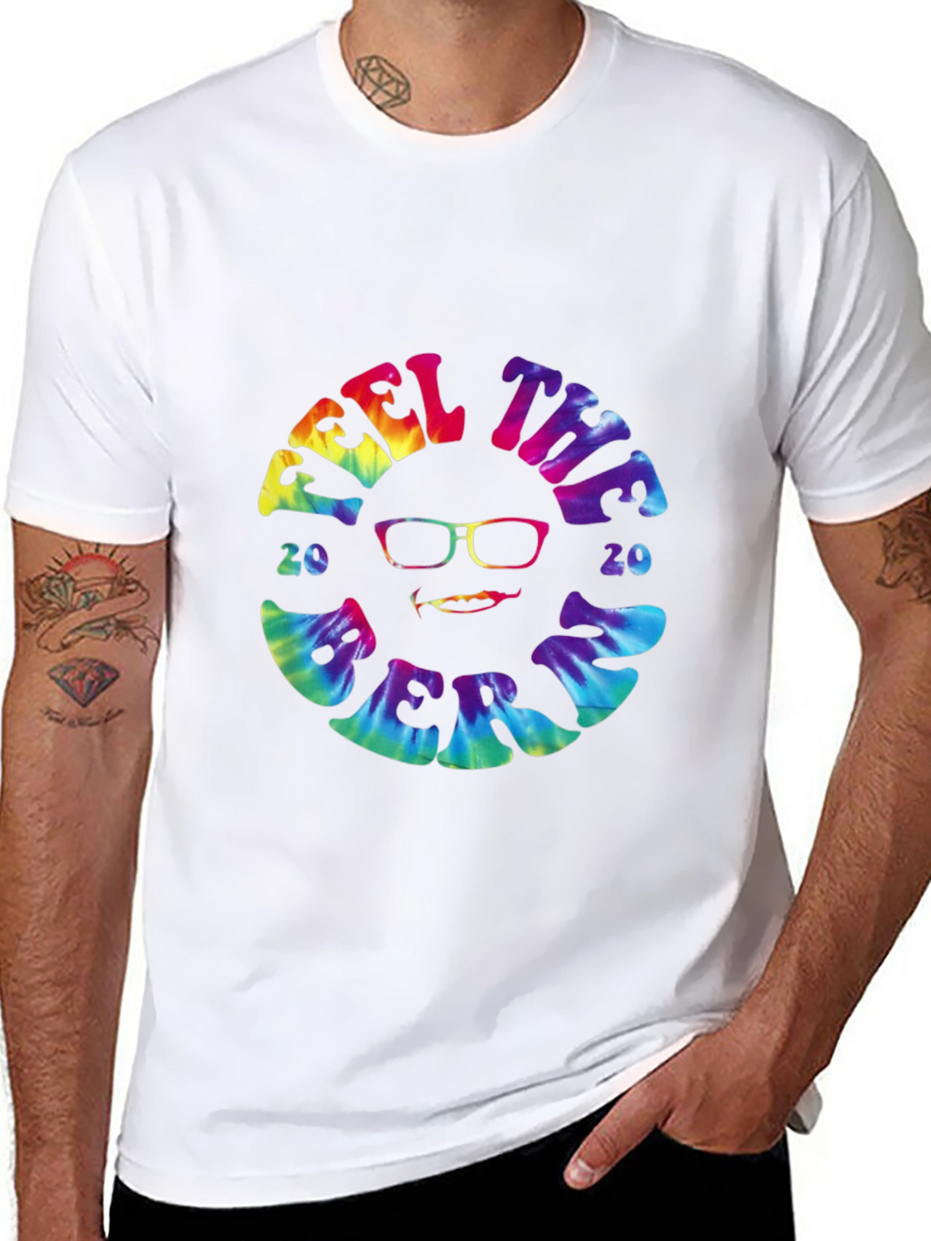 Feel the Bern 2020 Tie-Dye Graphic Tee