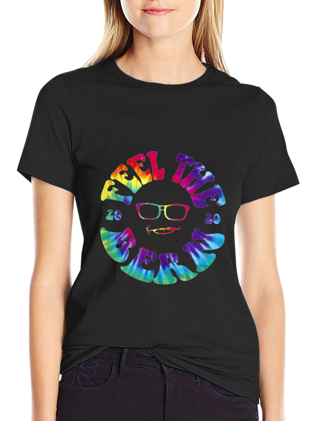 Feel the Bern 2020 Tie-Dye Graphic Tee