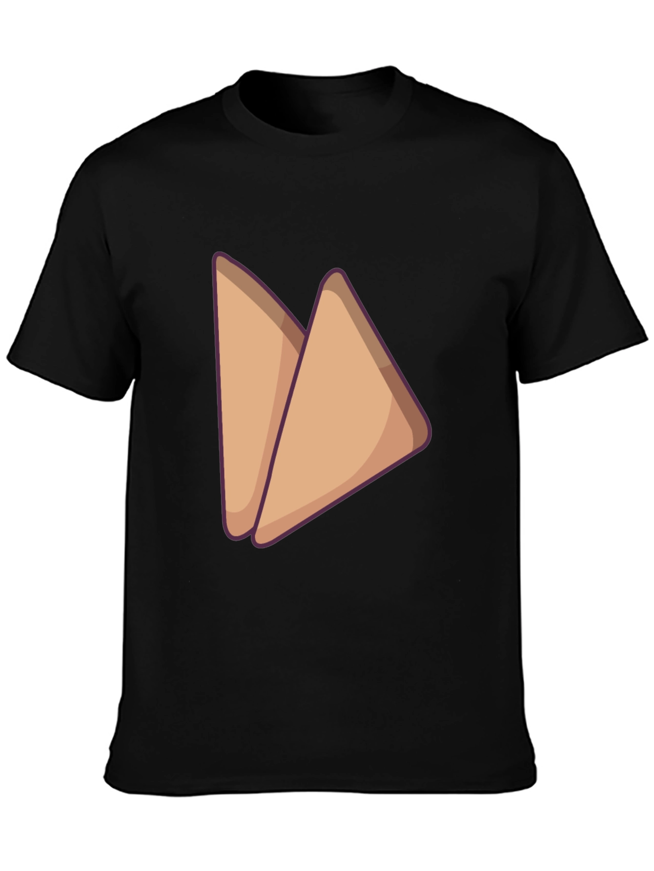 Sandwich Graphic Tee - Casual Black T-Shirt