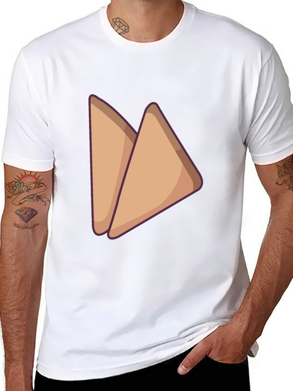 Sandwich Graphic Tee - Casual Black T-Shirt