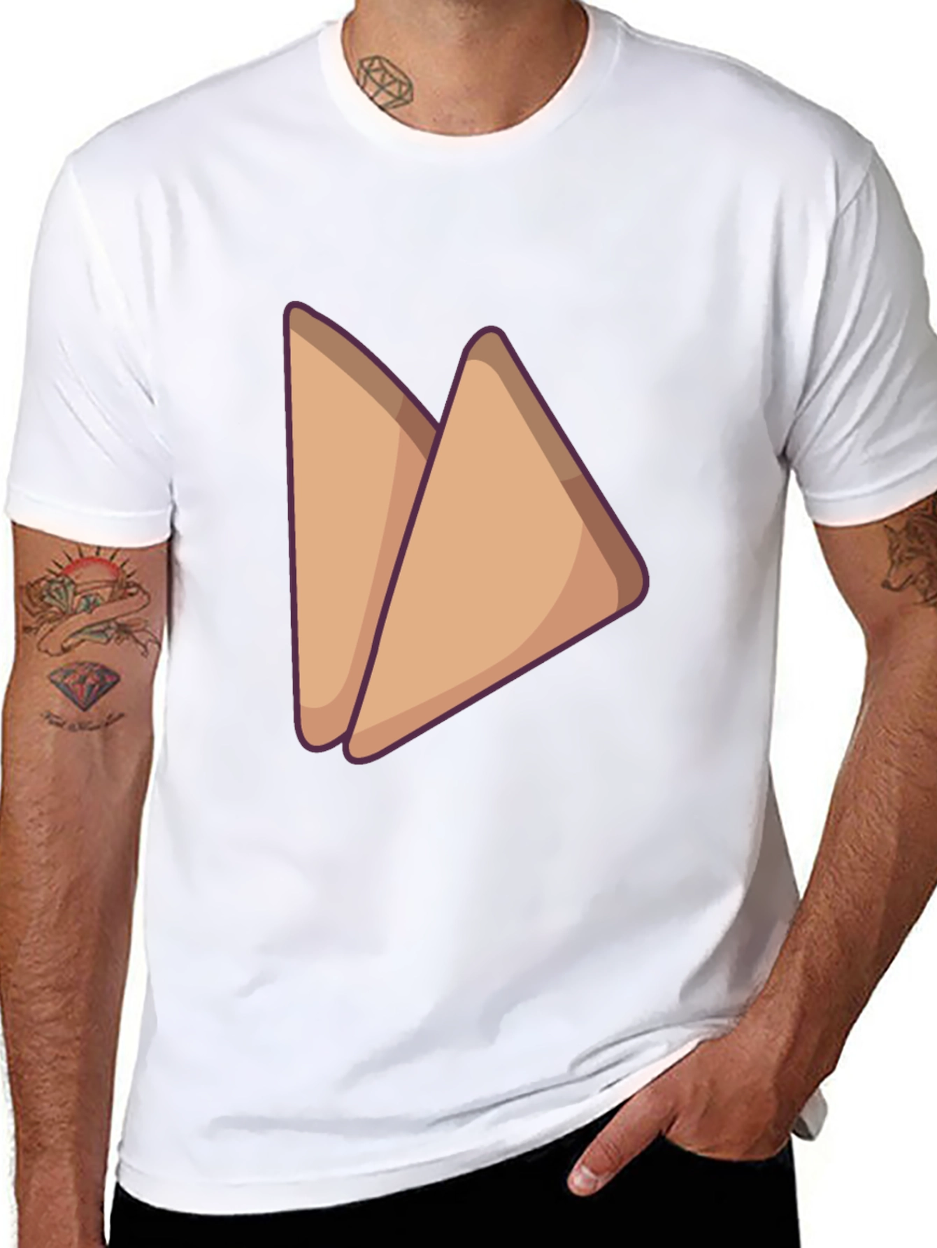 Sandwich Graphic Tee - Casual Black T-Shirt