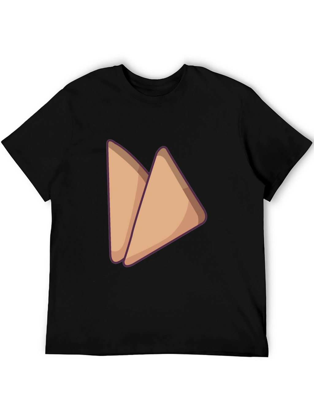 Sandwich Graphic Tee - Casual Black T-Shirt