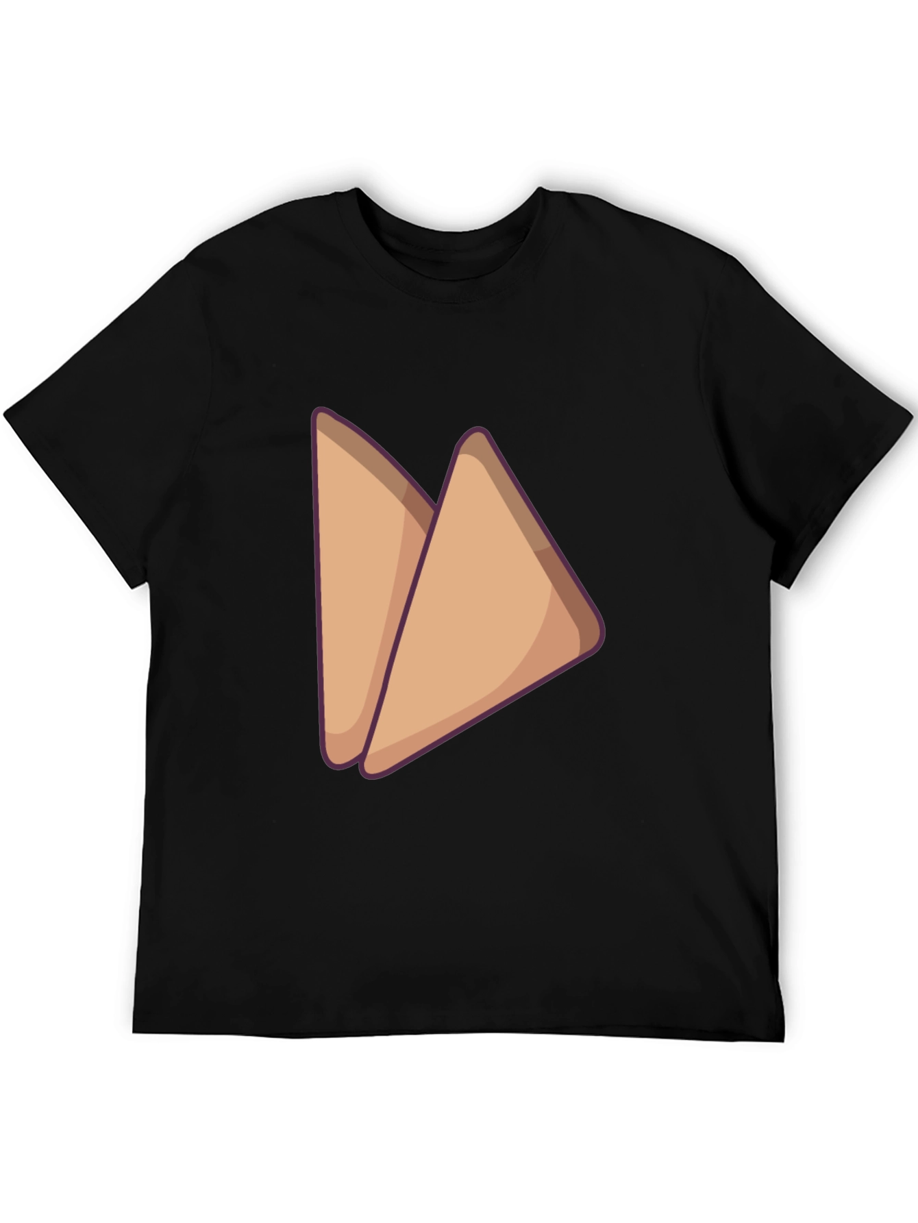 Sandwich Graphic Tee - Casual Black T-Shirt