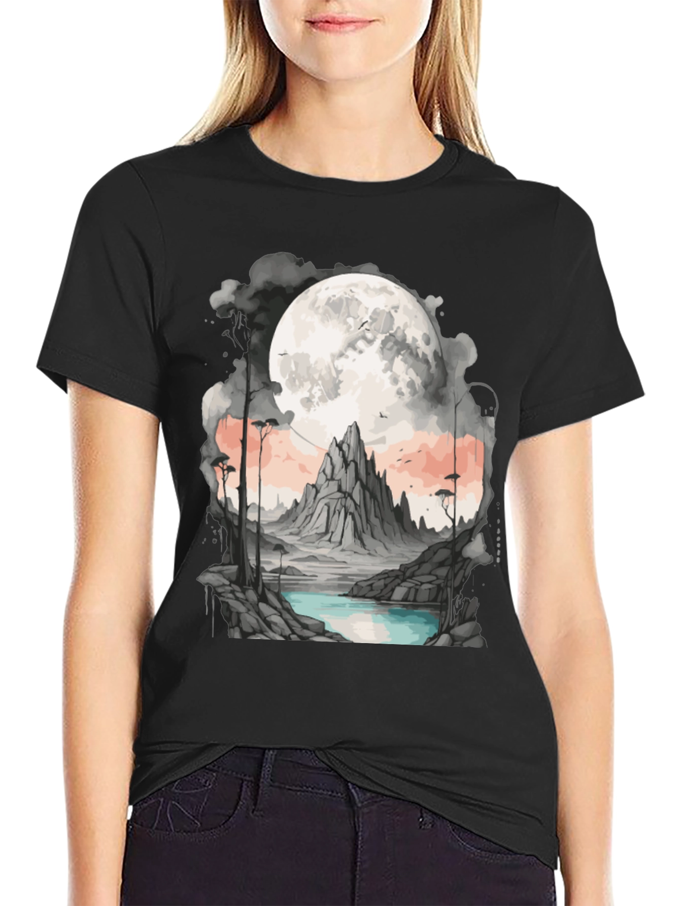 Moonlit Mountain T-Shirt