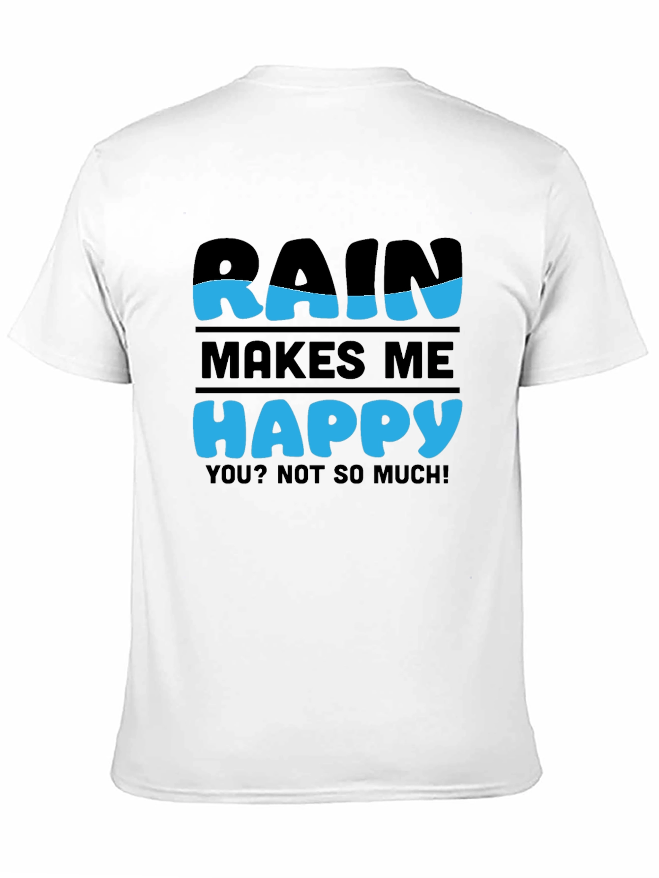 Rain Makes Me Happy Graphic T-Shirt