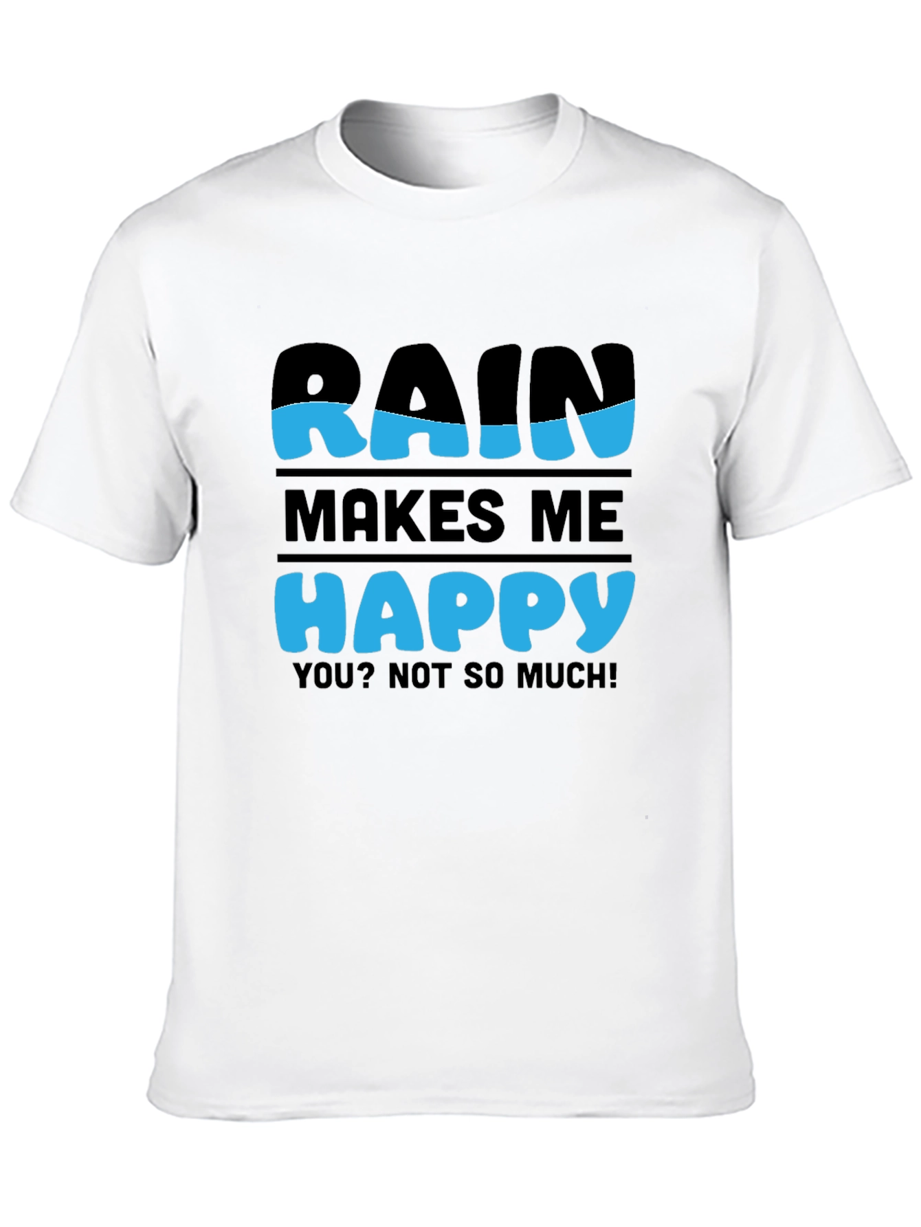 Rain Makes Me Happy Graphic T-Shirt
