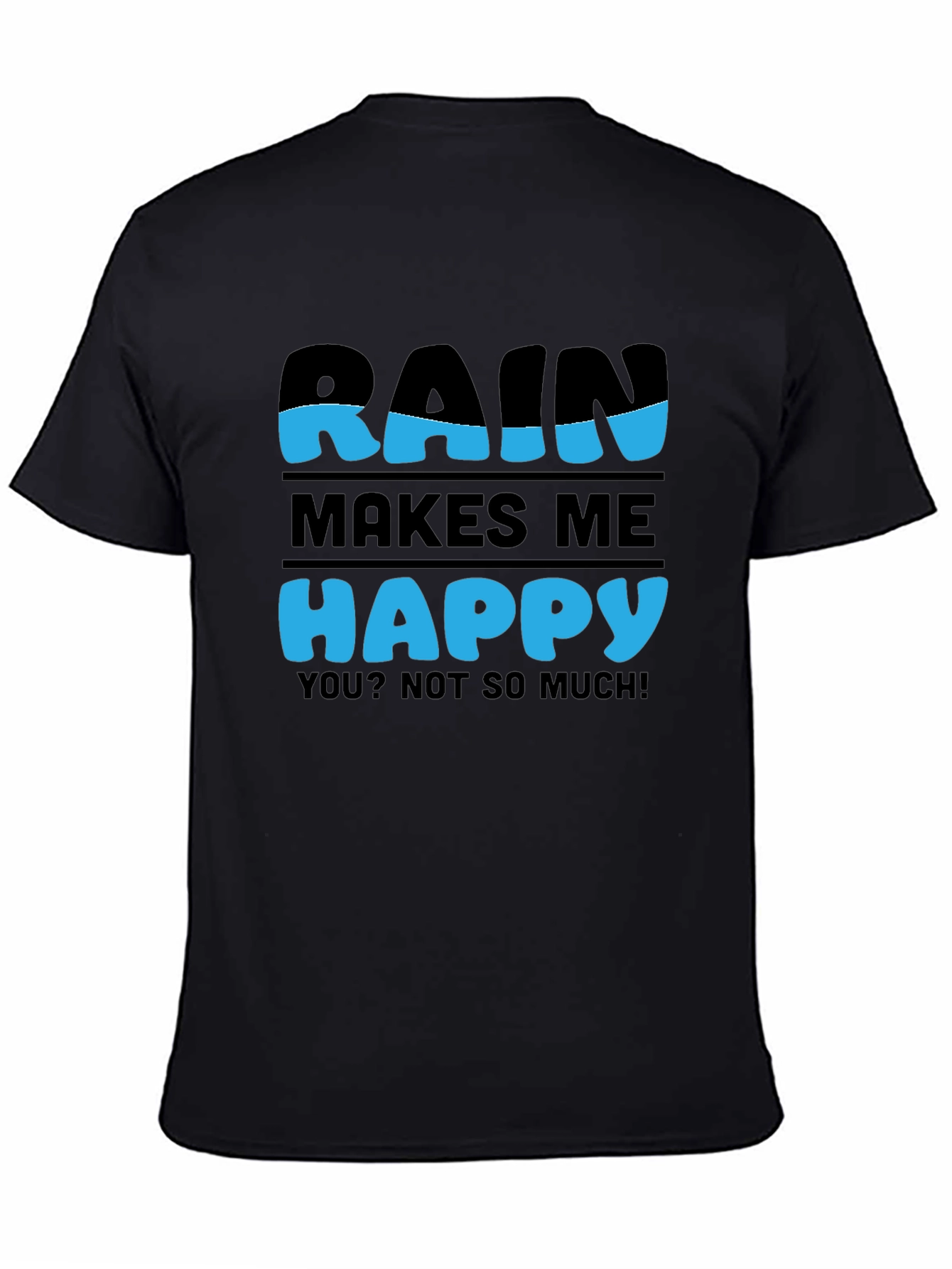 Rain Makes Me Happy Graphic T-Shirt