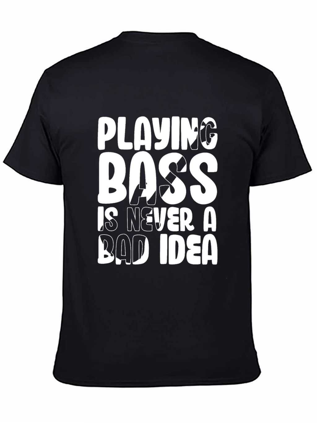 Playing Boss Graphic Tee - Black Cotton T-Shirt