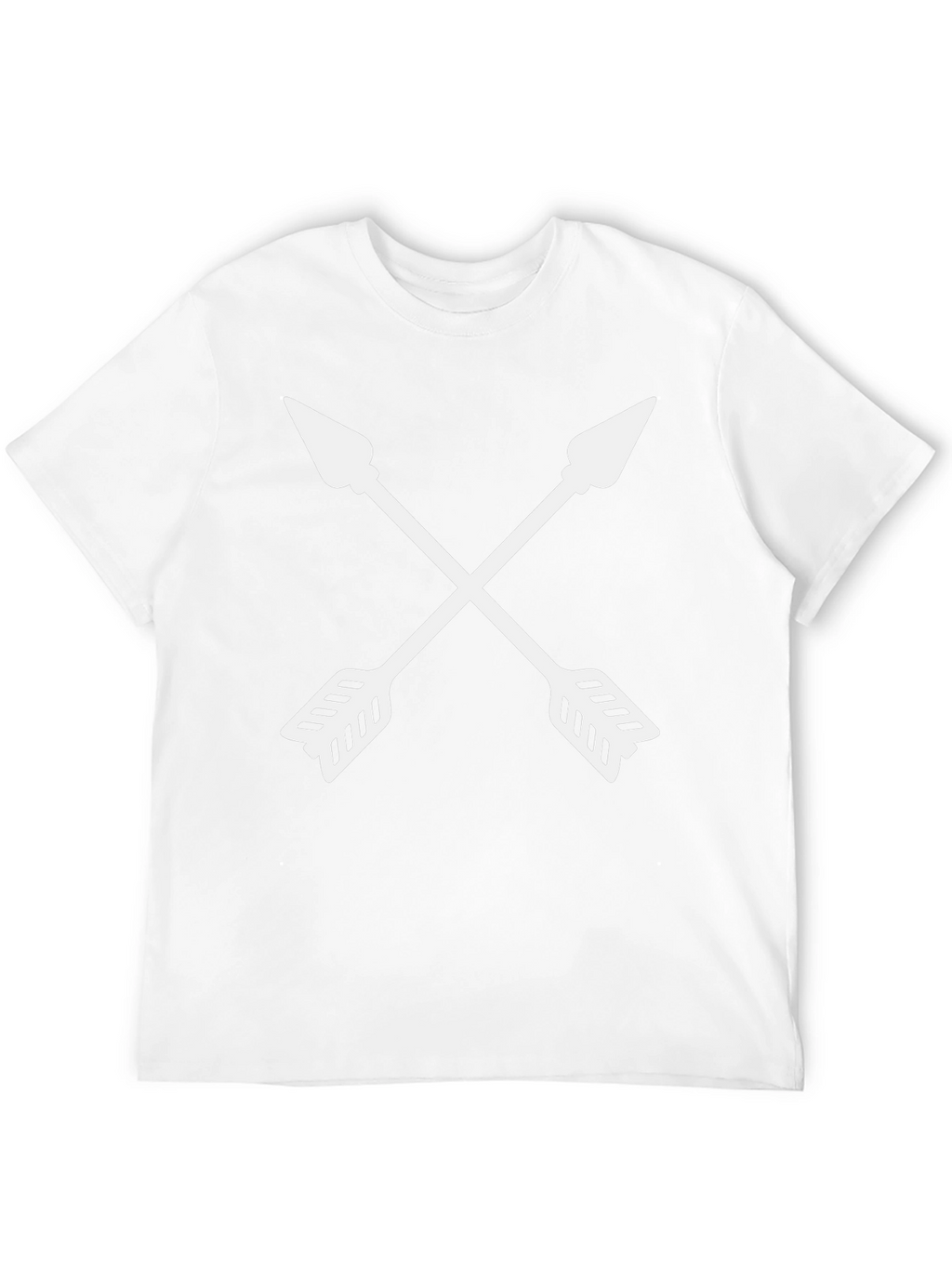 Crossed Arrows Graphic Tee - Black Casual Shirt