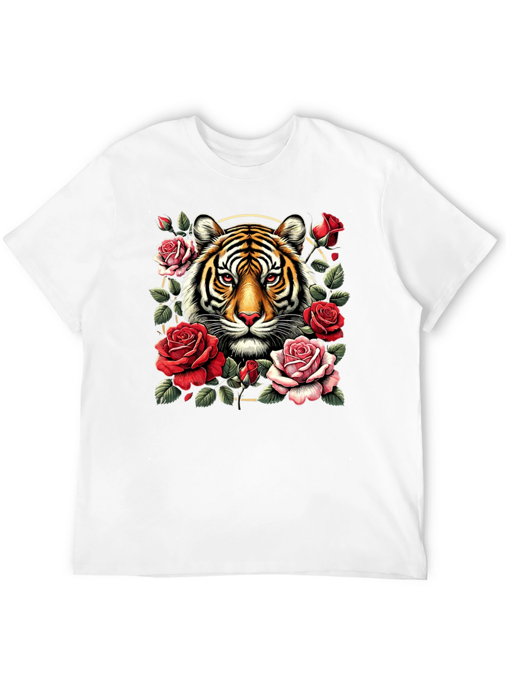 Tiger & Roses Graphic Tee