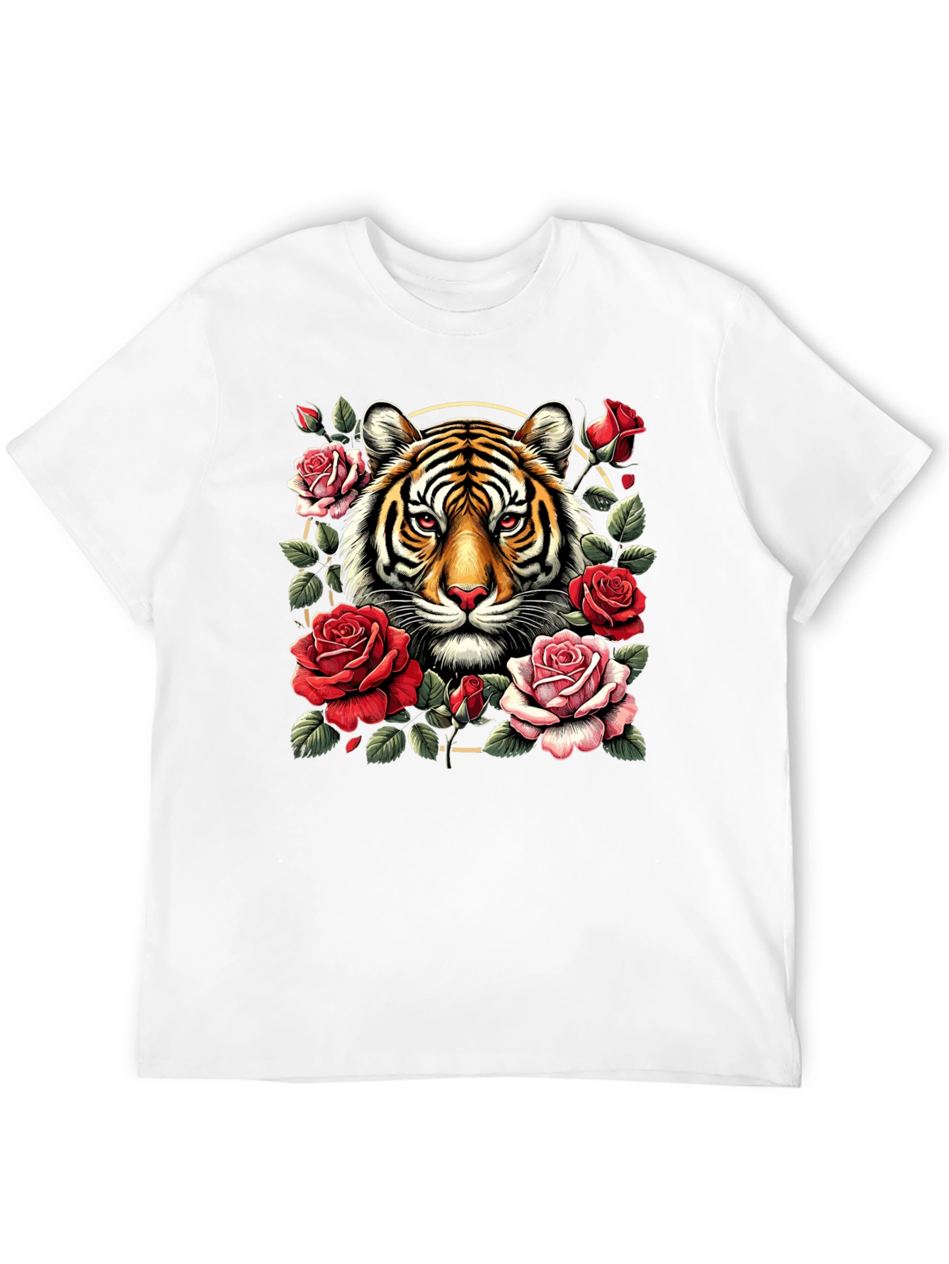 Tiger & Roses Graphic Tee