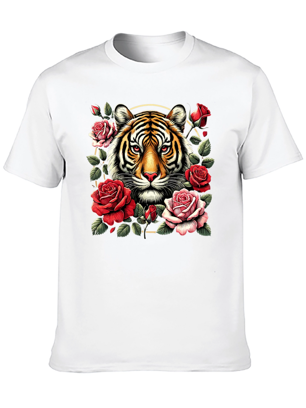 Tiger & Roses Graphic Tee