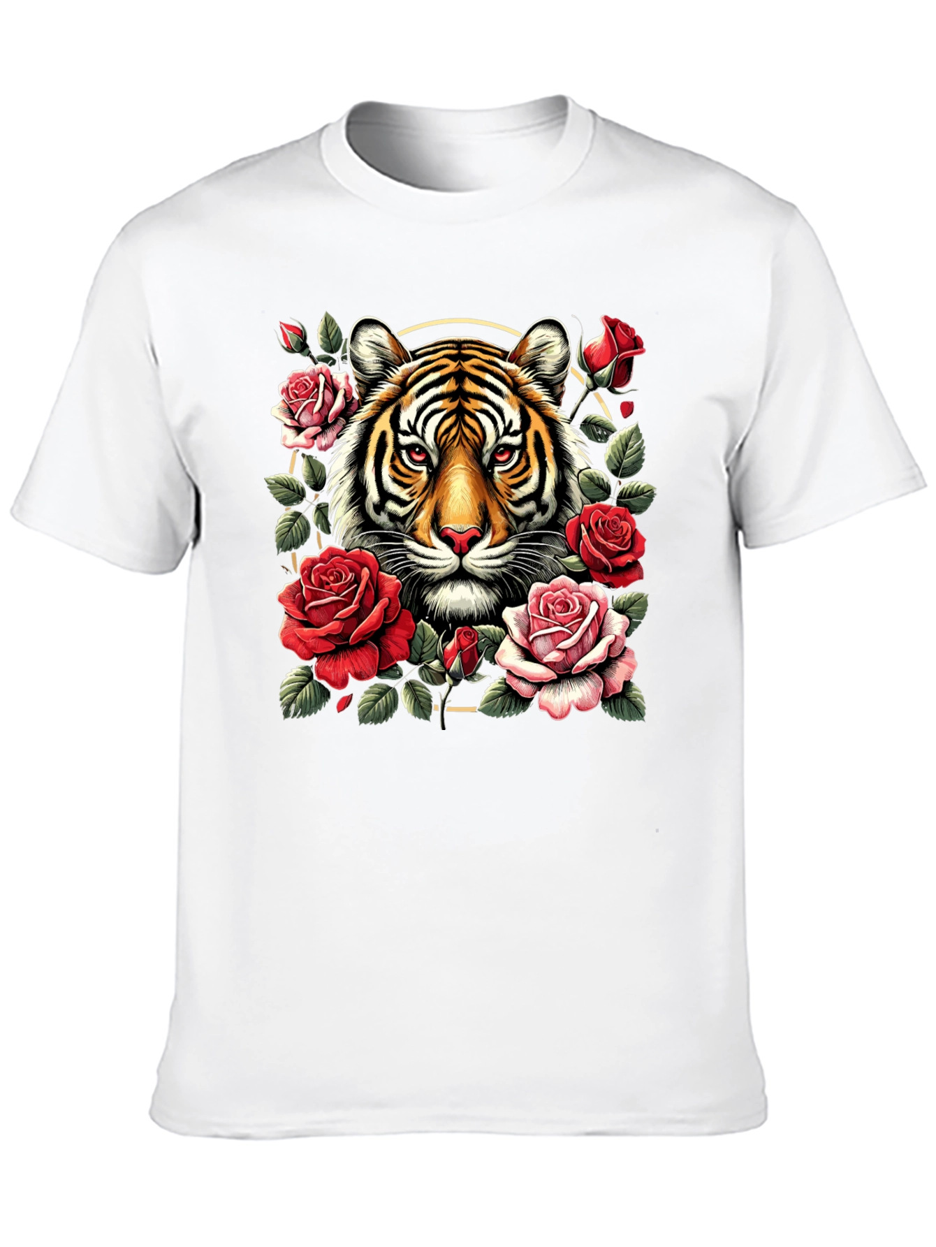Tiger & Roses Graphic Tee
