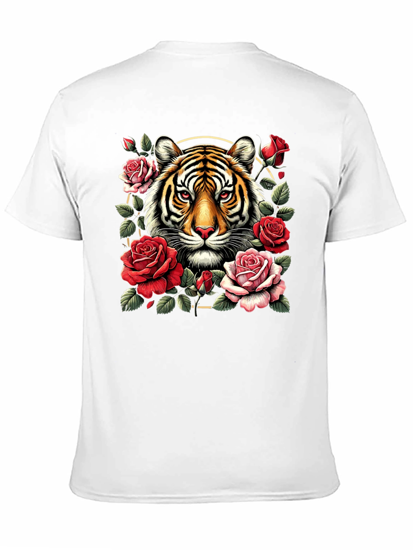 Tiger & Roses Graphic Tee