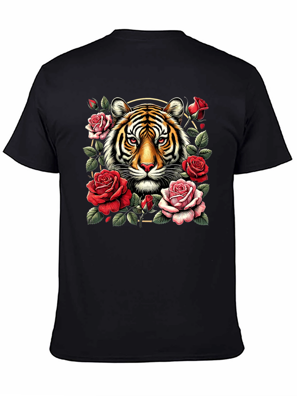 Tiger & Roses Graphic Tee